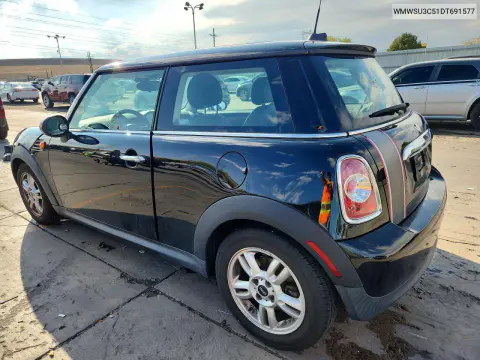 2013 Mini Cooper VIN WMWSU3C51DT691577 фото 2