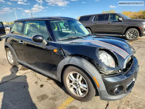 2013 Mini Cooper VIN WMWSU3C51DT691577 фото 4
