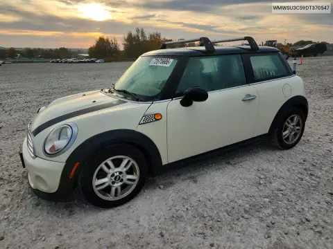 WMWSU3C59DT370547 — 2013 MINI Cooper, Передняя часть, фото до ремонта