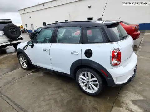 2014 Mini Cooper S Countryman VIN WMWZC3C51EWP29102 фото 2