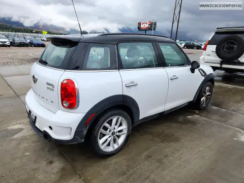 2014 Mini Cooper S Countryman VIN WMWZC3C51EWP29102 фото 3