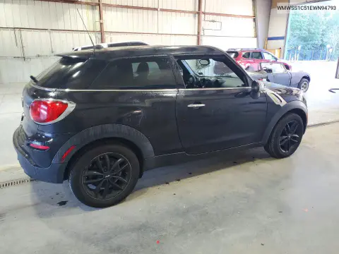 2014 Mini Cooper Paceman VIN WMWSS1C51EWN94793 фото 3