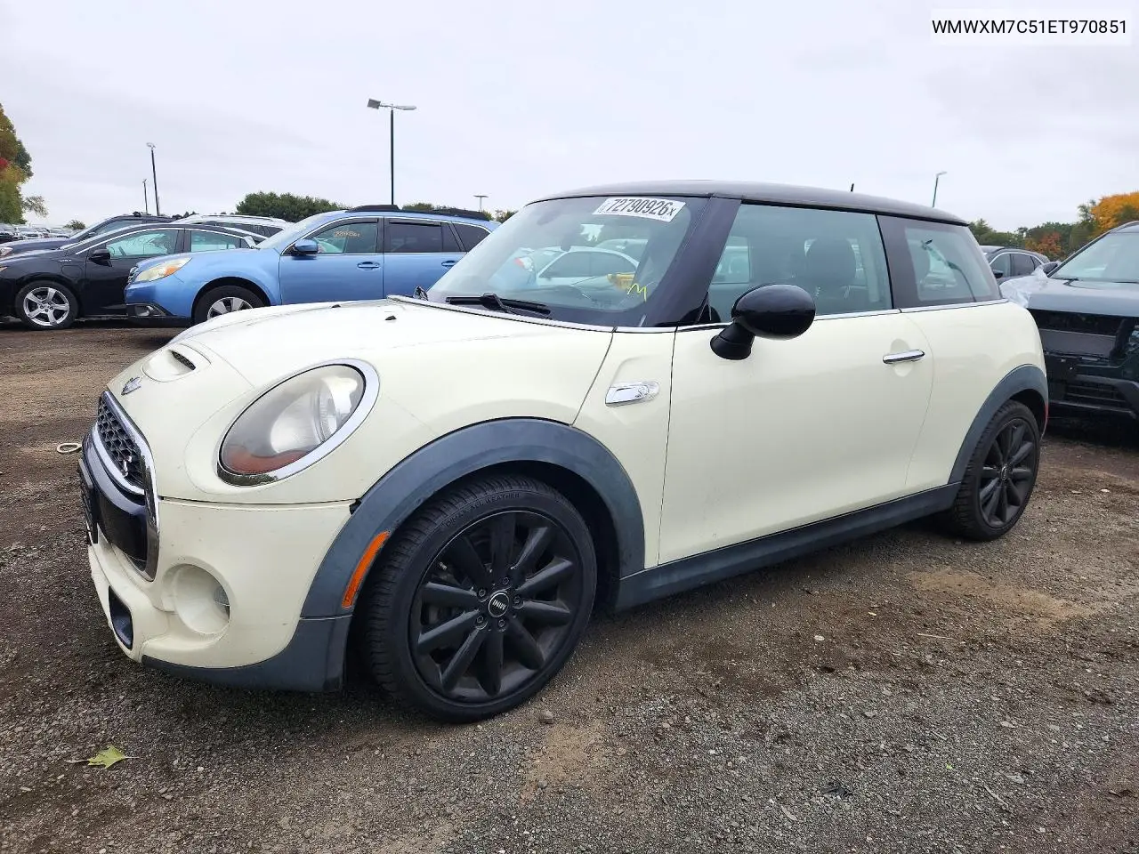 2014 Mini Cooper S VIN WMWXM7C51ET970851 фото 1