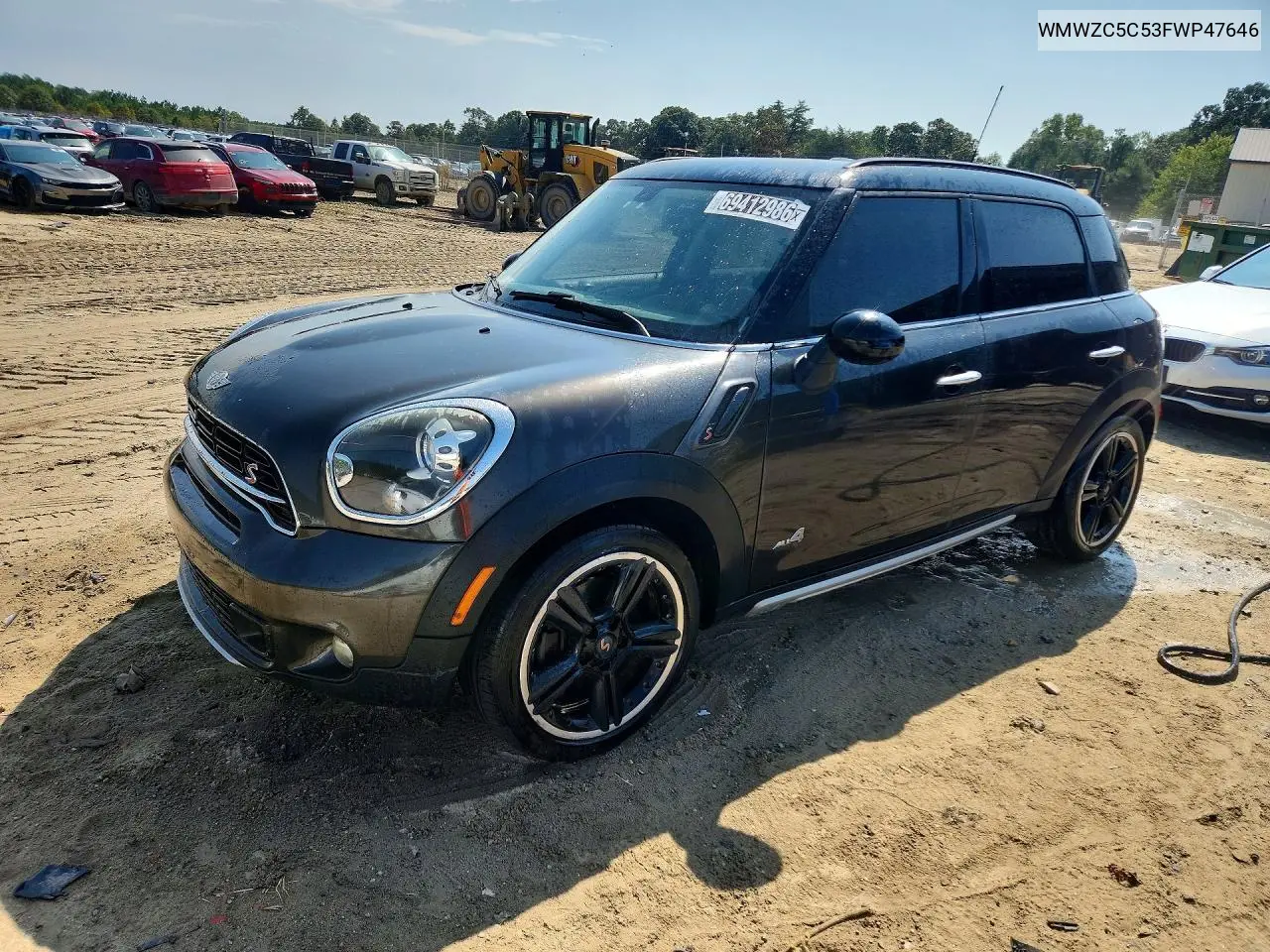 WMWZC5C53FWP47646 MINI Cooper 2015 — повреждение Мелкие вмятины и царапины, фото до ремонта