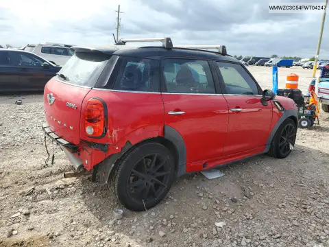 2015 Mini Cooper S Countryman VIN WMWZC3C54FWT04247 фото 3