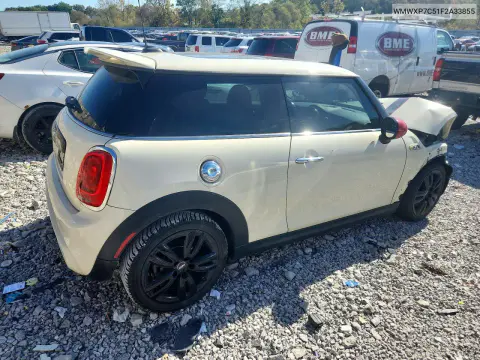 2015 Mini Cooper S VIN WMWXP7C51F2A33855 фото 3
