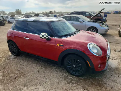 2015 Mini Cooper VIN WMWXM5C5XFT938101 фото 4