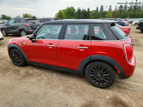 2016 Mini Cooper VIN WMWXU1C59G2D08752 фото 2
