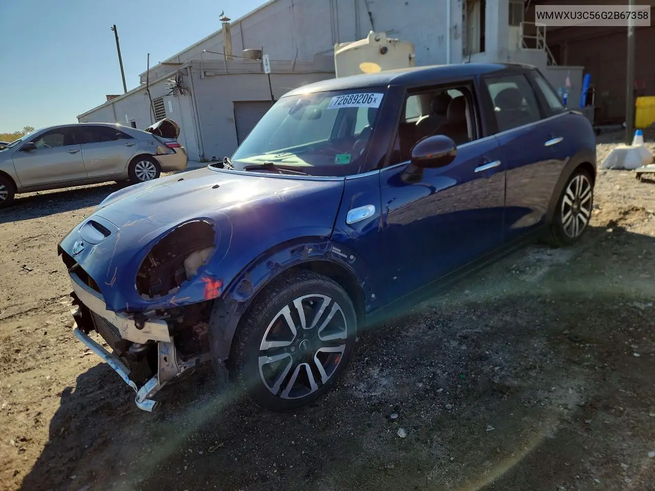 2016 Mini Cooper S VIN WMWXU3C56G2B67358 фото 1