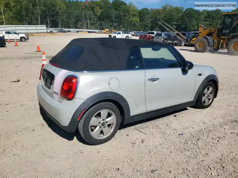 2017 Mini Cooper VIN WMWWG5C50H3C19786 фото 3