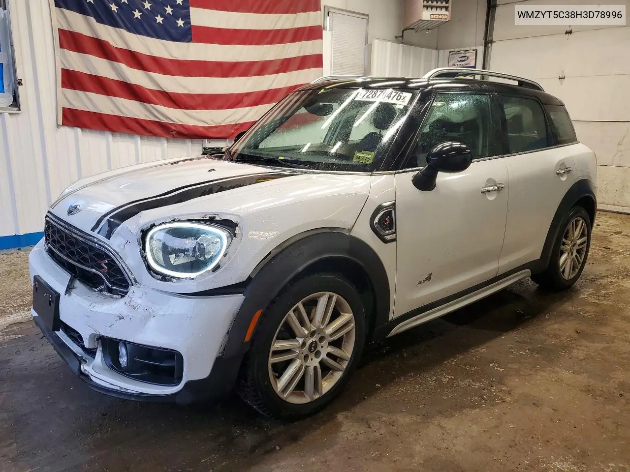 2017 Mini Cooper S Countryman All4 VIN WMZYT5C38H3D78996 фото 1