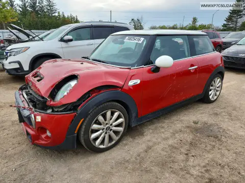 WMWXP7C50J2A47495 — 2018 MINI Cooper, Передняя часть, фото до ремонта
