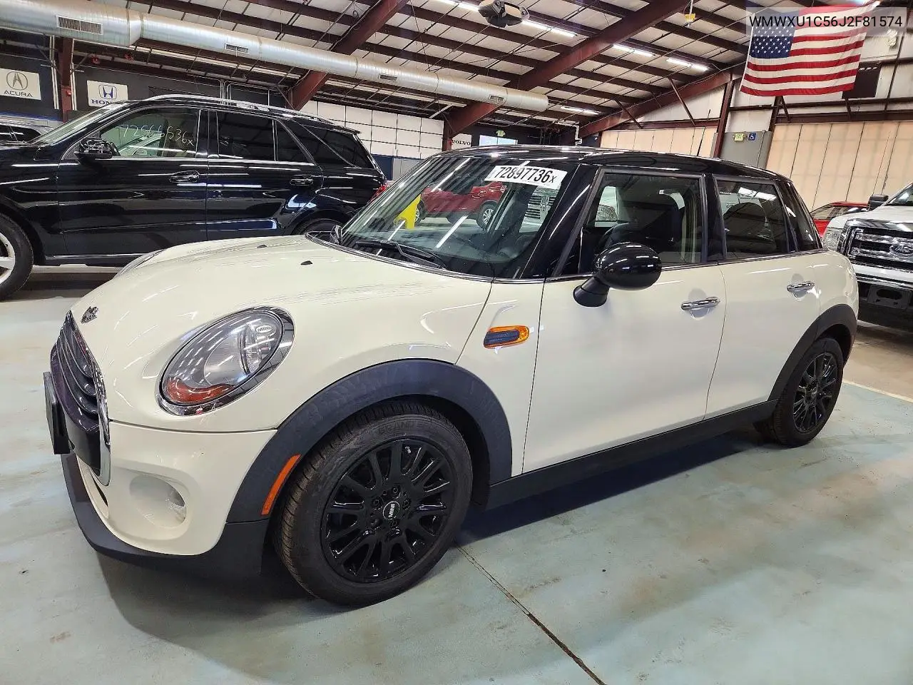 2018 Mini Cooper VIN WMWXU1C56J2F81574 фото 1
