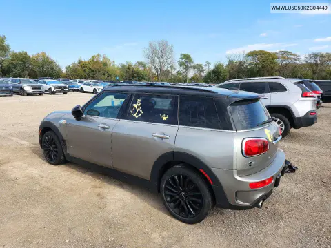 2019 Mini Cooper S Clubman All4 VIN WMWLU5C50K2G04449 фото 2