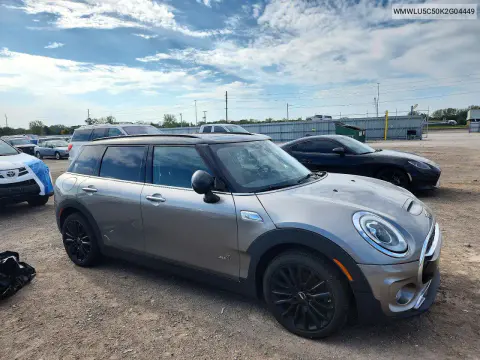 2019 Mini Cooper S Clubman All4 VIN WMWLU5C50K2G04449 фото 4