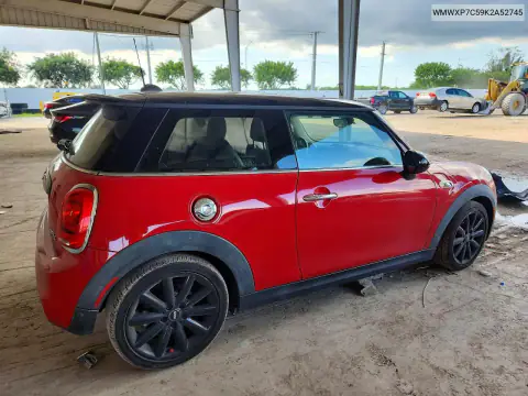 2019 Mini Cooper S VIN WMWXP7C59K2A52745 фото 3