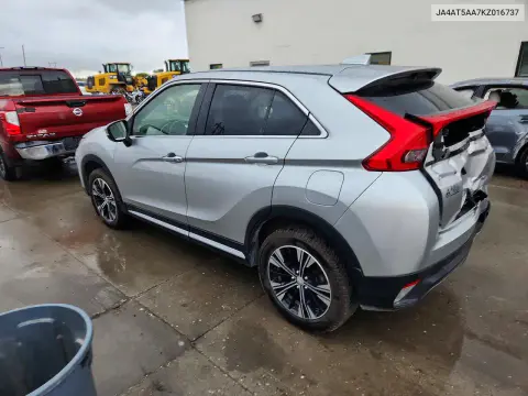 2019 Mitsubishi Eclipse Cross Se VIN JA4AT5AA7KZ016737 фото 2