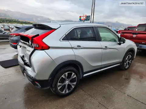 2019 Mitsubishi Eclipse Cross Se VIN JA4AT5AA7KZ016737 фото 3
