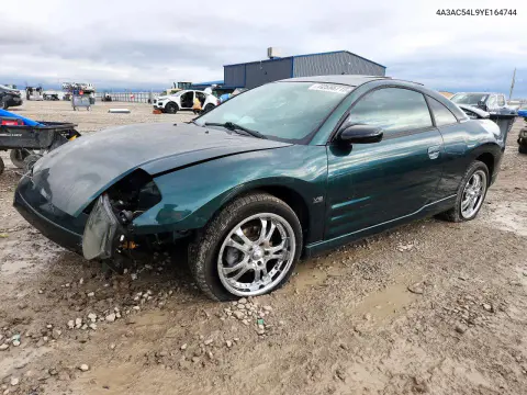 4A3AC54L9YE164744 — 2000 Mitsubishi Eclipse, Передняя часть, фото до ремонта
