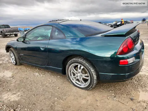 2000 Mitsubishi Eclipse Gt VIN 4A3AC54L9YE164744 фото 2