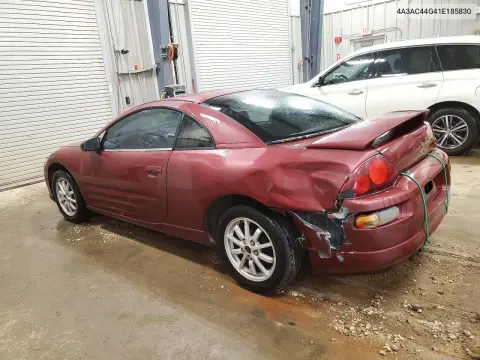 2001 Mitsubishi Eclipse Gs VIN 4A3AC44G41E185830 фото 2