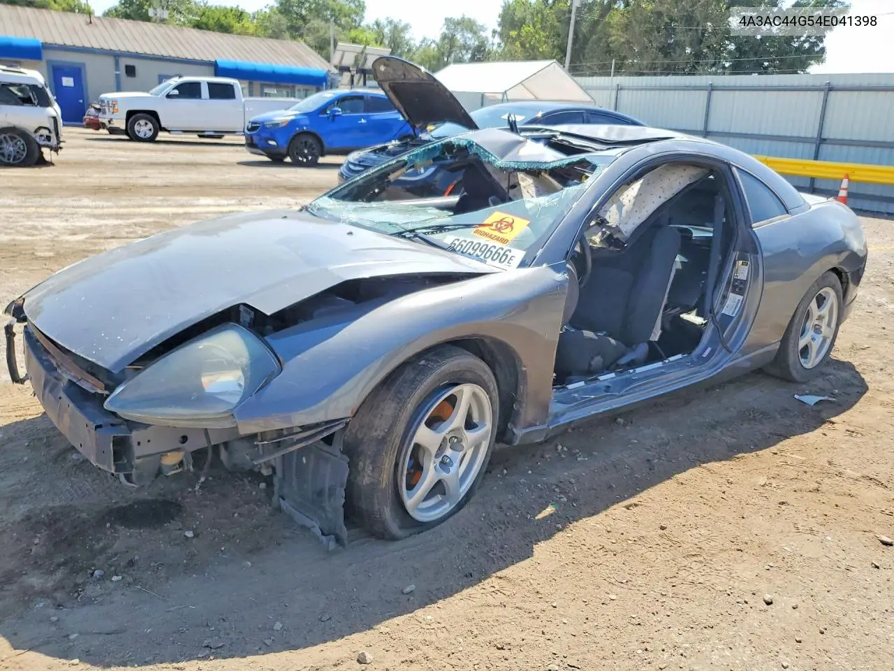 2004 Mitsubishi Eclipse Gs VIN 4A3AC44G54E041398 фото 1