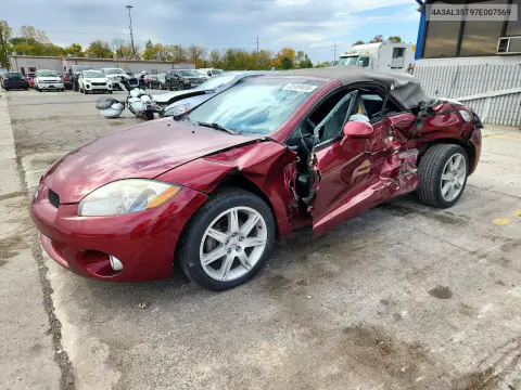 4A3AL35T97E007569 — 2007 Mitsubishi Eclipse, Сторона, фото до ремонта