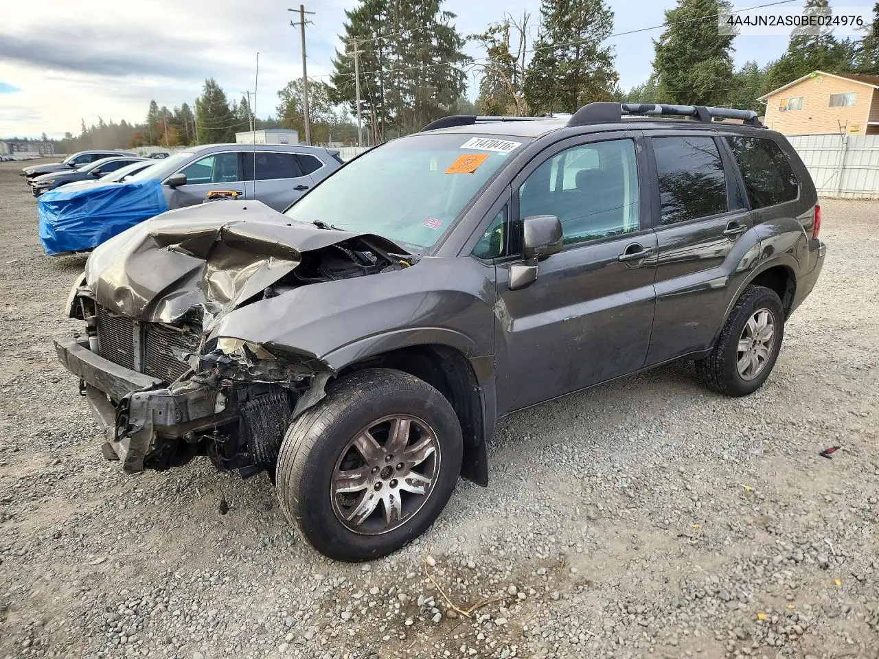 2011 Mitsubishi Endeavor Ls VIN 4A4JN2AS0BE024976 фото 1