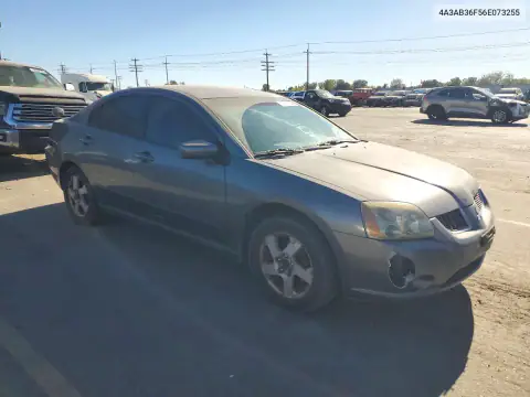 4A3AB36F56E073255 — 2006 Mitsubishi Galant, фото 4 с аукциона Copart, Задняя часть