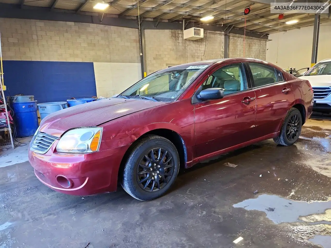 2007 Mitsubishi Galant Es VIN 4A3AB36F77E043062 фото 1