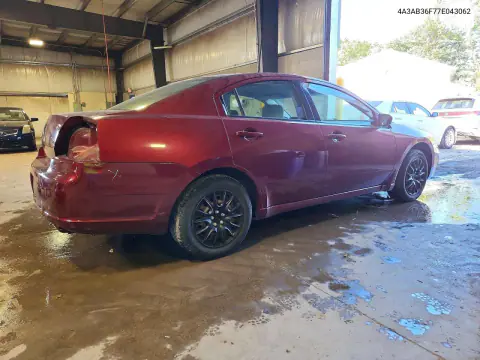 2007 Mitsubishi Galant Es VIN 4A3AB36F77E043062 фото 3