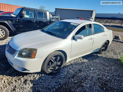 4A32B2FF2BE022790 — 2011 Mitsubishi Galant, Передняя часть, фото до ремонта