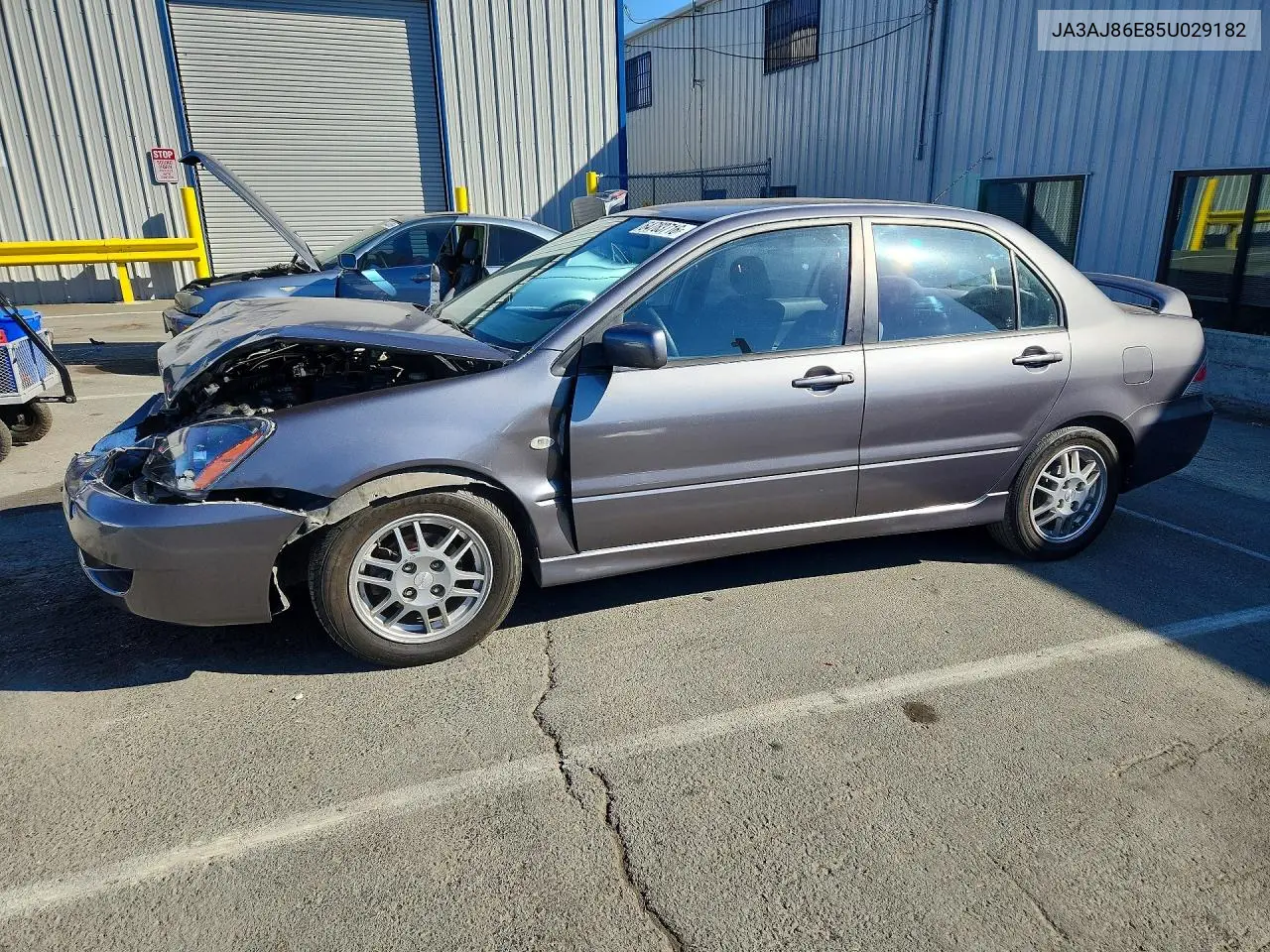 2005 Mitsubishi Lancer Oz Rally VIN JA3AJ86E85U029182 фото 1