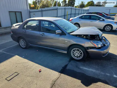 2005 Mitsubishi Lancer Oz Rally VIN JA3AJ86E85U029182 фото 4