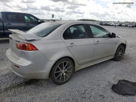 2008 Mitsubishi Lancer Gts VIN JA3AU86U28U006290 фото 3
