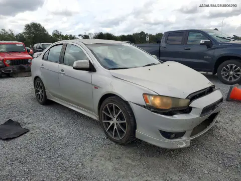 2008 Mitsubishi Lancer Gts VIN JA3AU86U28U006290 фото 4
