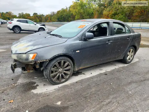 JA3AU26U29U005039 — 2009 Mitsubishi Lancer, Передняя часть, фото до ремонта