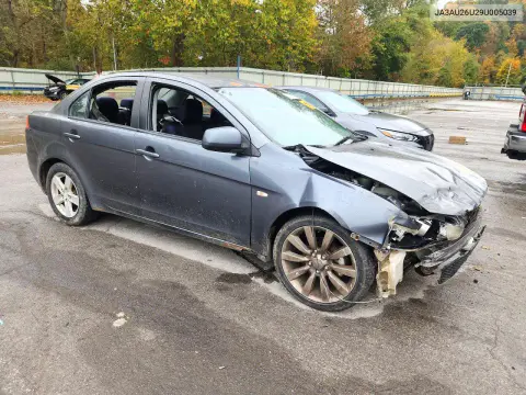 2009 Mitsubishi Lancer Es/Es Sport VIN JA3AU26U29U005039 фото 4