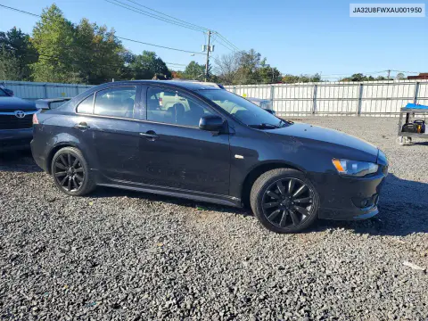 2010 Mitsubishi Lancer Gts VIN JA32U8FWXAU001950 фото 4