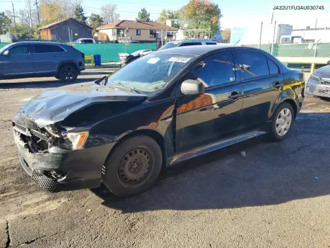 JA32U1FU3AU030745 — 2010 Mitsubishi Lancer, Передняя часть, фото до ремонта