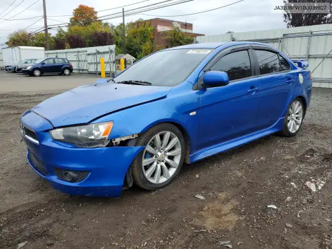 JA32U8FW1BU039827 — 2011 Mitsubishi Lancer, Передняя часть, фото до ремонта