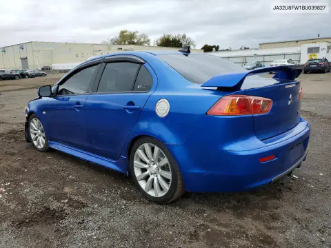 2011 Mitsubishi Lancer Gts VIN JA32U8FW1BU039827 фото 2
