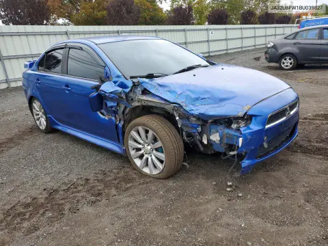 2011 Mitsubishi Lancer Gts VIN JA32U8FW1BU039827 фото 4