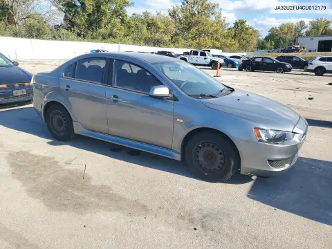 2012 Mitsubishi Lancer Es/Es Sport VIN JA32U2FU4CU012179 фото 4