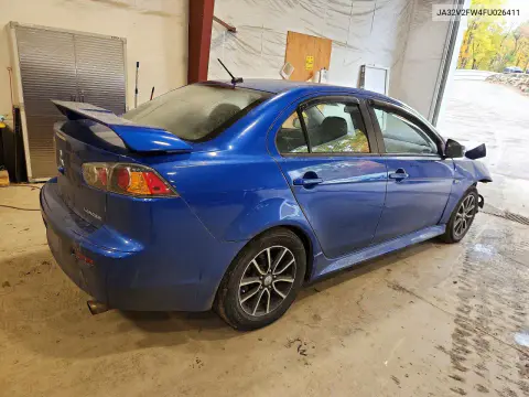 2015 Mitsubishi Lancer Se VIN JA32V2FW4FU026411 фото 3