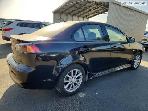 JA32U2FU2GU002997 — 2016 Mitsubishi Lancer, фото 3 с аукциона Copart, Передняя часть