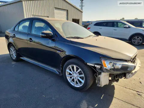 JA32U2FU2GU002997 — 2016 Mitsubishi Lancer, фото 4 с аукциона Copart, Передняя часть