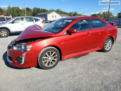 JA32U2FU1GU000562 — 2016 Mitsubishi Lancer, Передняя часть, фото до ремонта