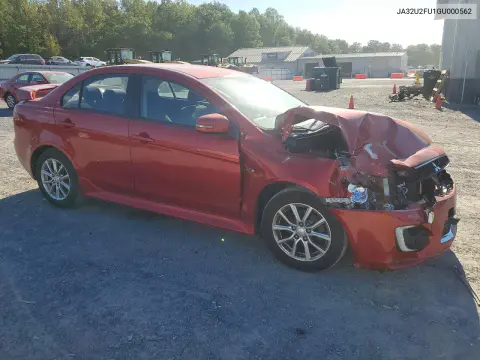 2016 Mitsubishi Lancer Es VIN JA32U2FU1GU000562 фото 4