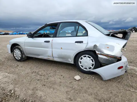 2000 Mitsubishi Mirage De VIN JA3AY26C4YU060134 фото 2